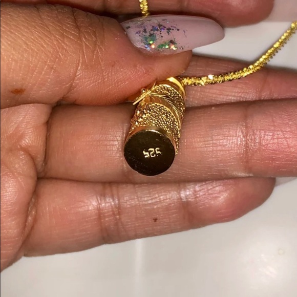 14k Gold Vermeil Urn Jewelry - Cremation Jewelry - Urn Necklace for Human Ashes - Picture 6 of 6